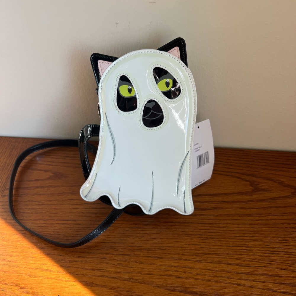 NWT Betsey Johnson Ghost Cat Purse